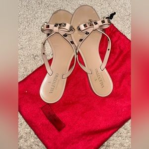 Valentino Rockstud Thong Sandals